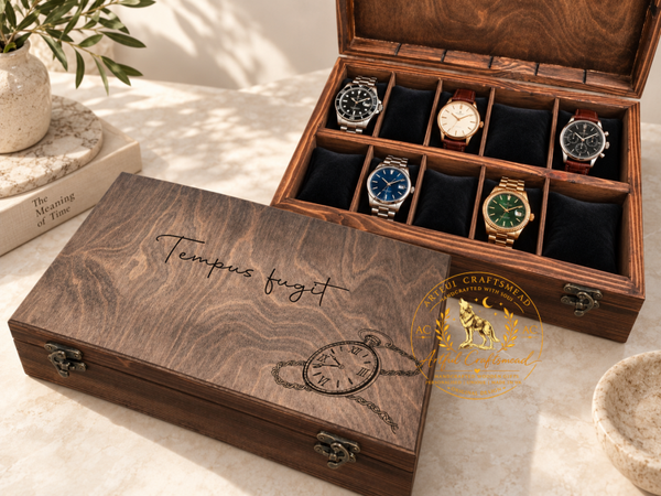 Personalised Large Watch Box – 8 to 12 Watches