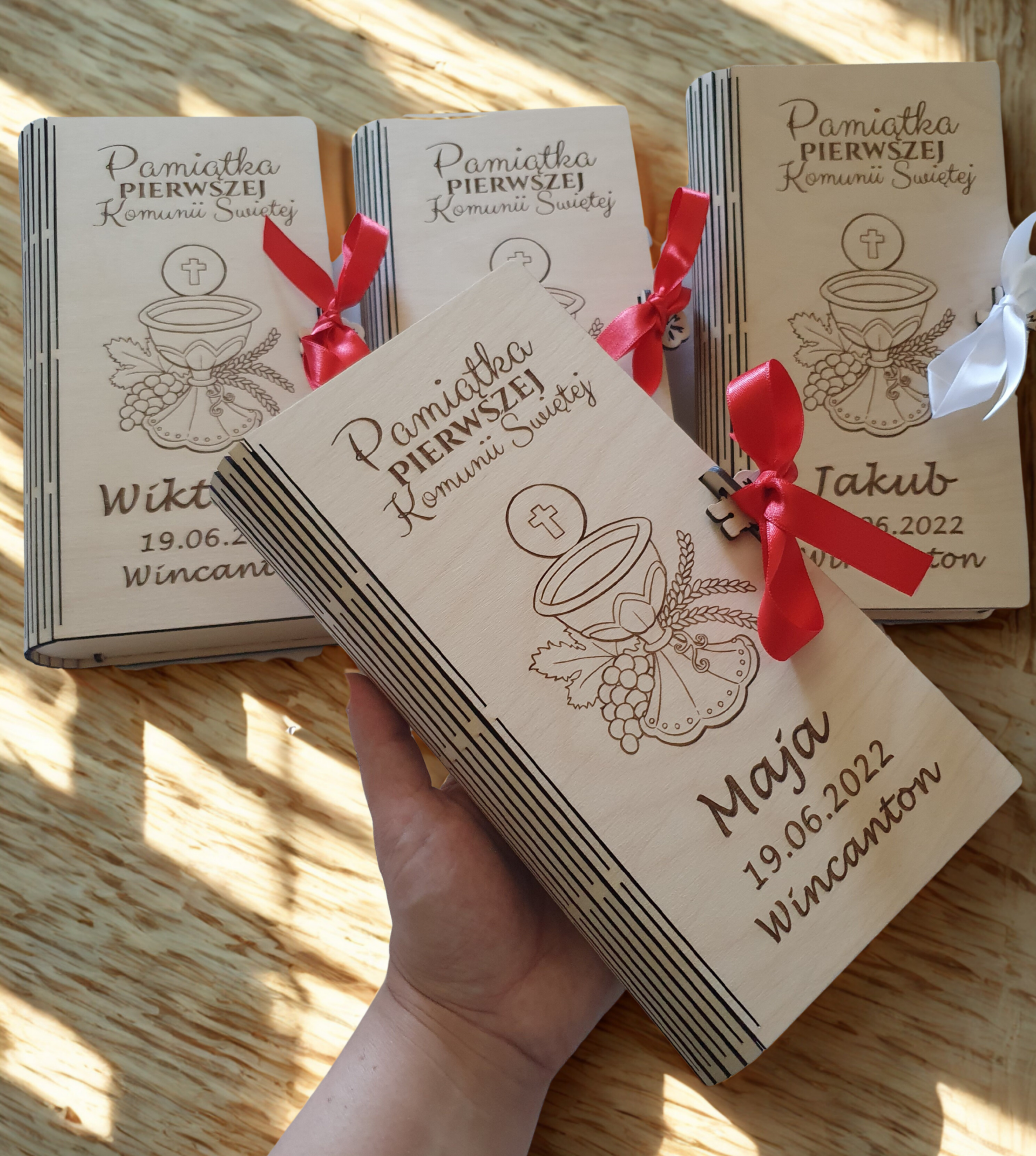 First Holy Communion Personalised Book Box – Chalice Design