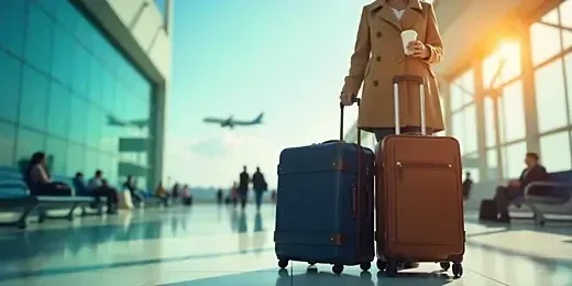 Customer on Airport Terminal