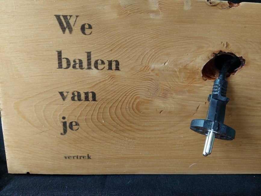 Balen als een stekker, afscheid | Gitz Gifts