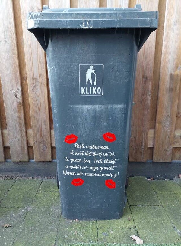 Hulde aan de vuilnisman!