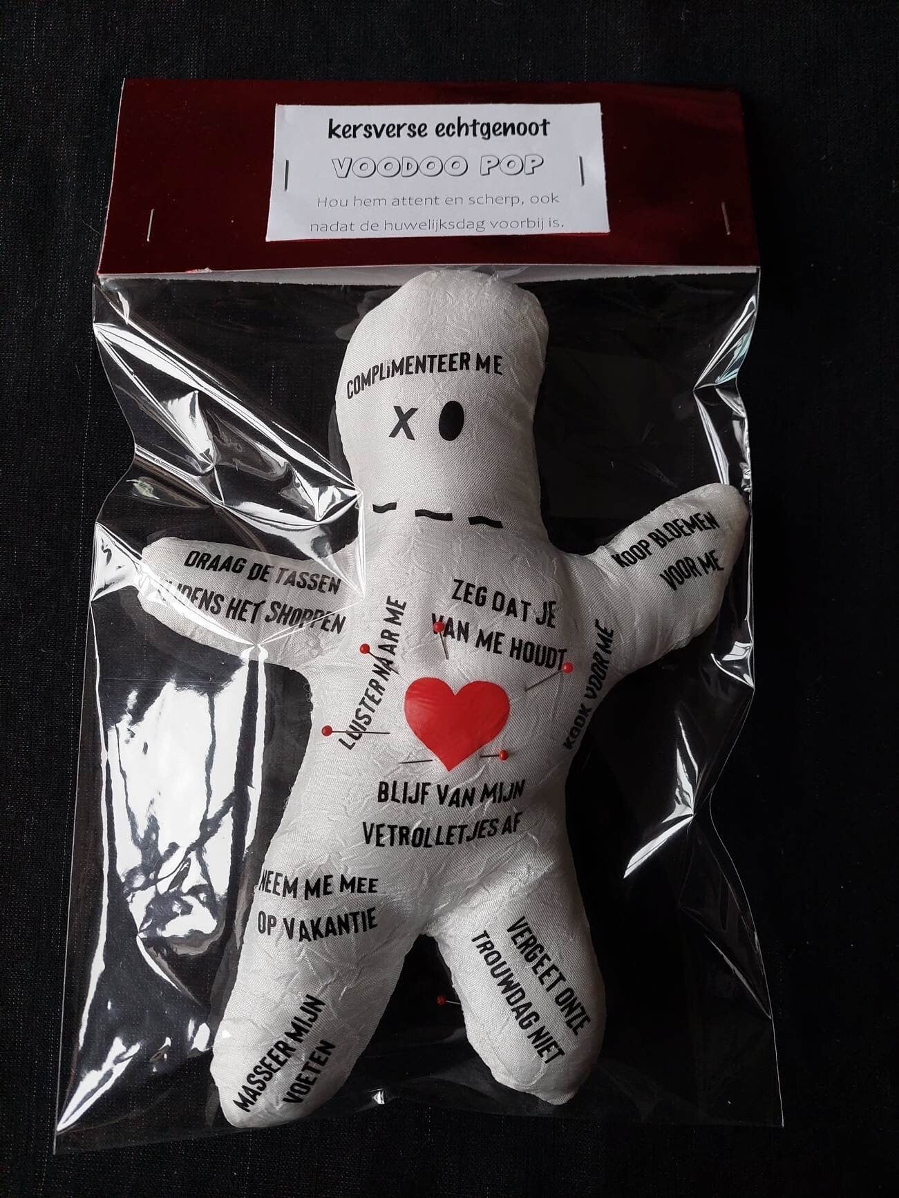 Voodoo popje, hou je echtgenoot scherp en attent!