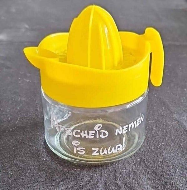 Citruspers, afscheid nemen is zuur!