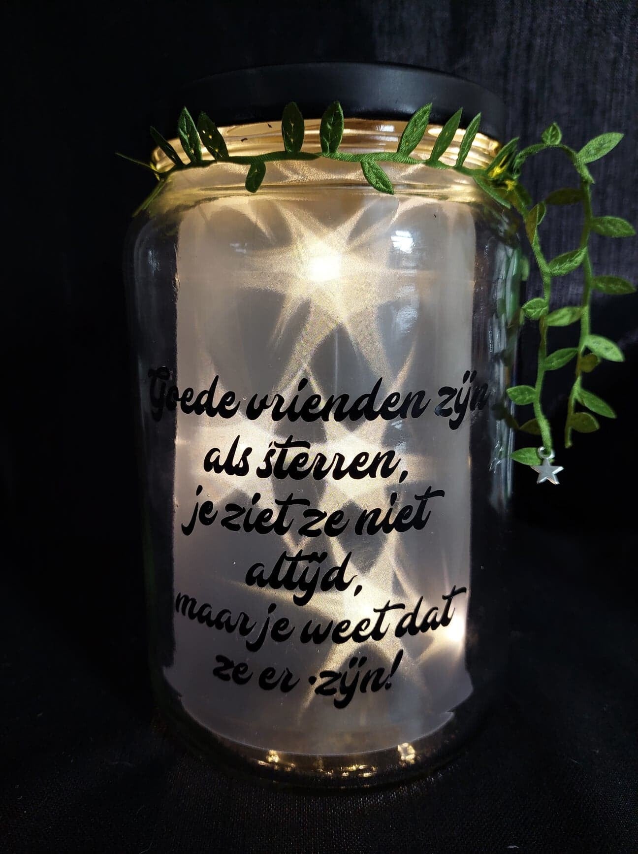 Goede vrienden zijn als sterren..