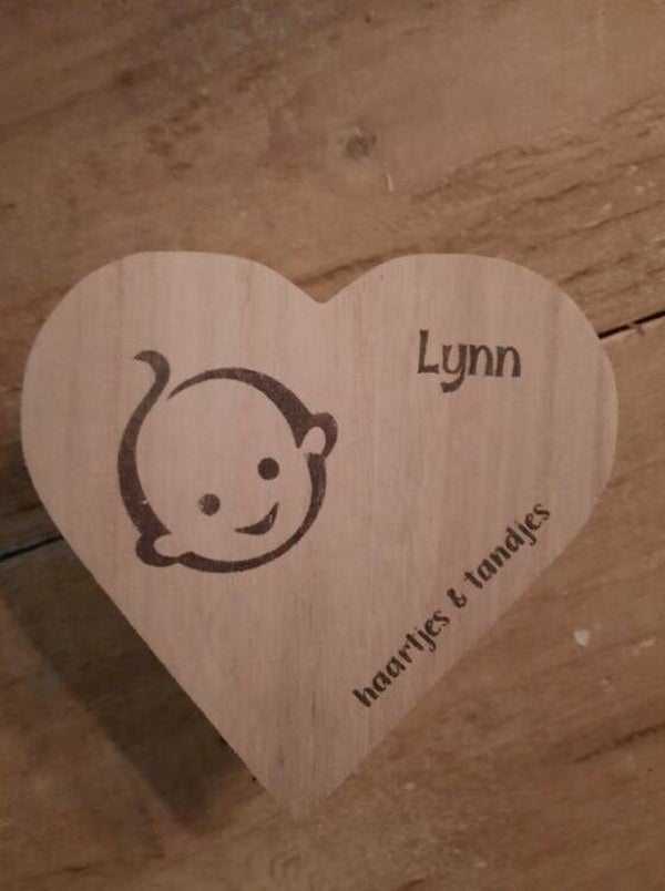 Opbergdoosje lokjes en tandjes