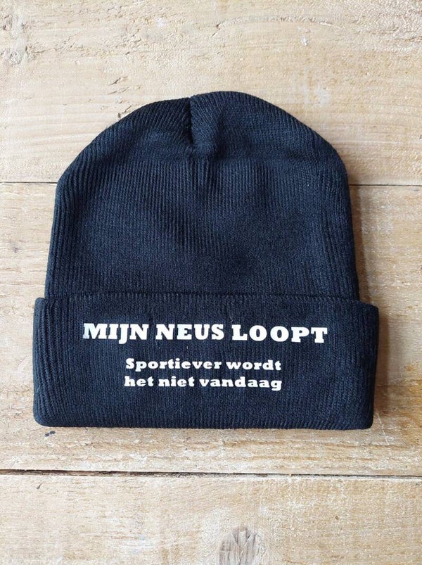 Mijn  neus loopt..