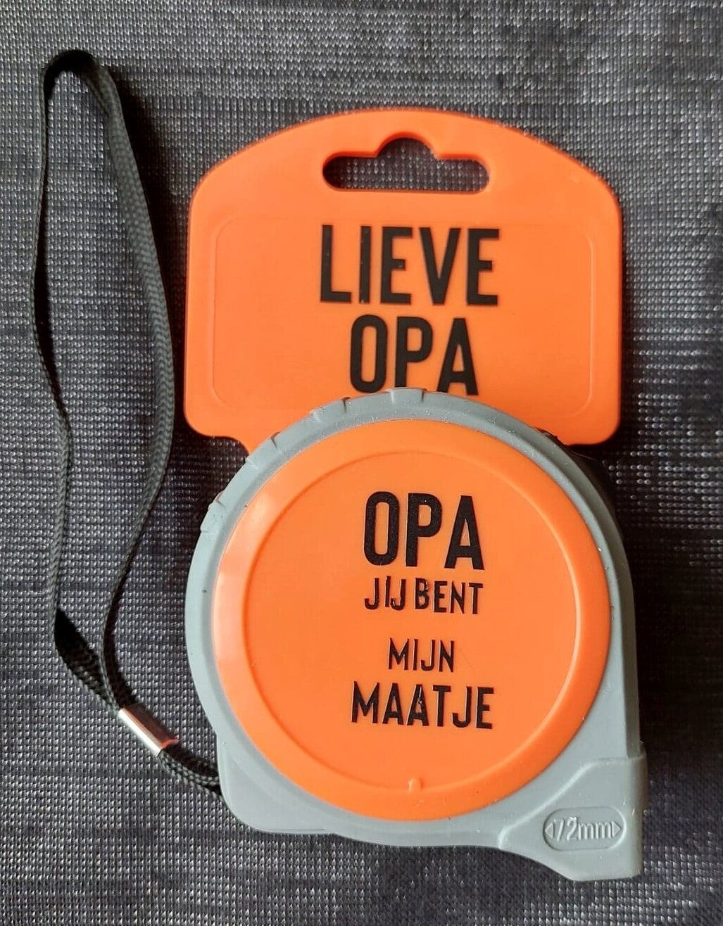 Lieve opa, jij bent mijn maatje