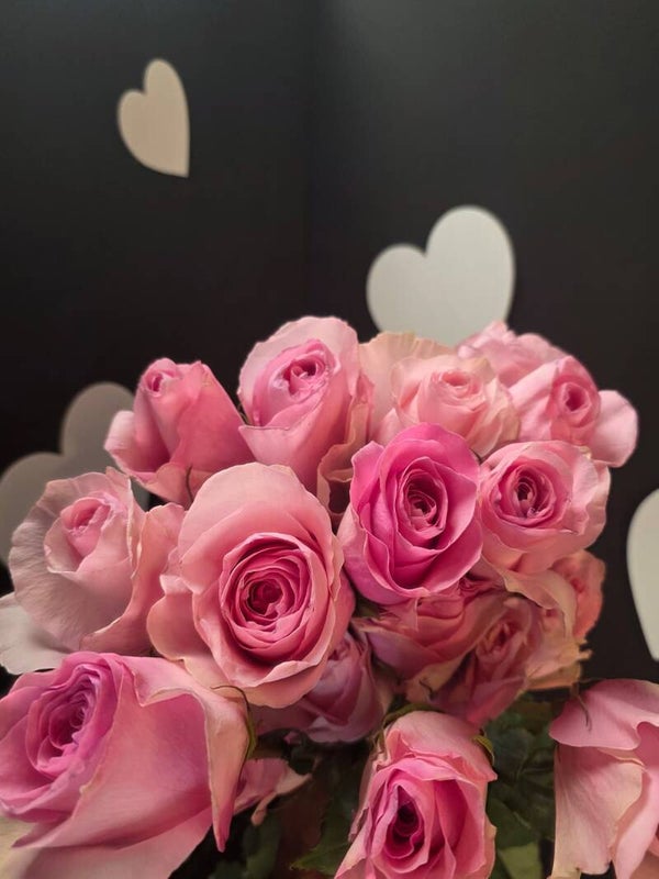 Christa Rose “Each bunch has 25 roses.” Length 55cm