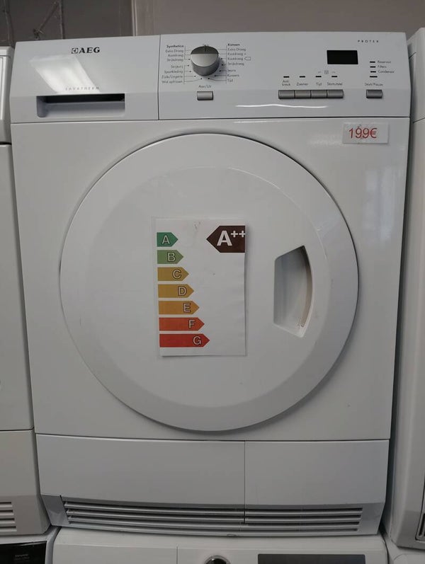 Droogkast Aeg - Warmtepomp - A-klasse - 8 kg - condensbak