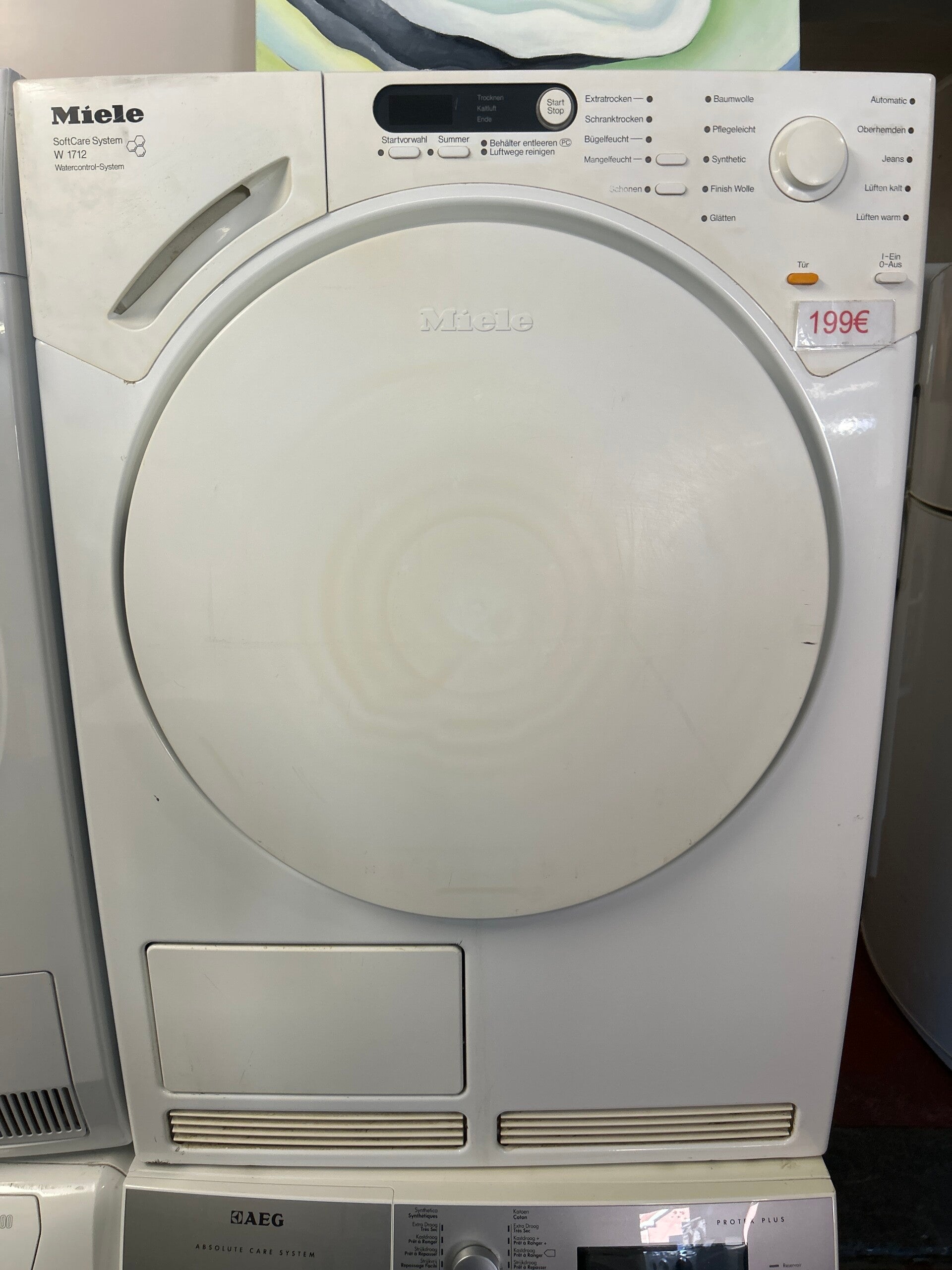 Miele droogkast - 7 kg - snel drogend - condensbak