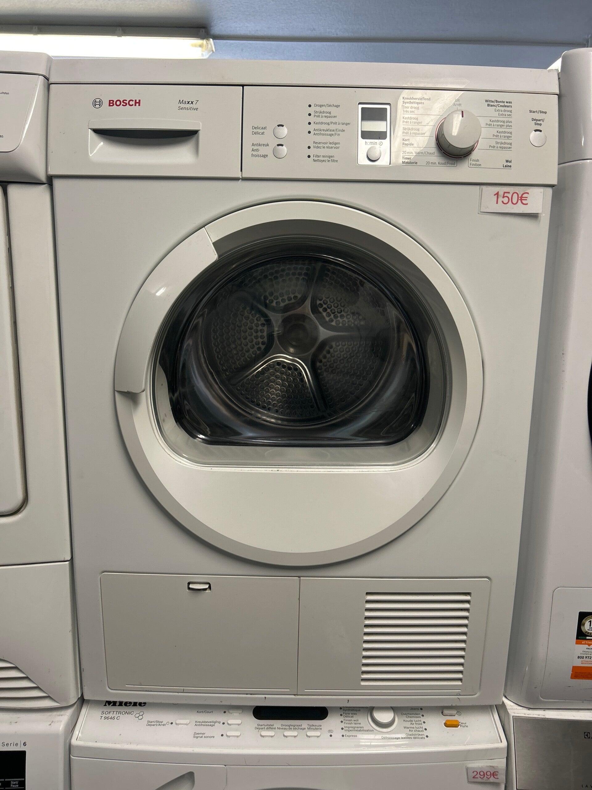Droogkast bosch - snel drogende - 7 kg