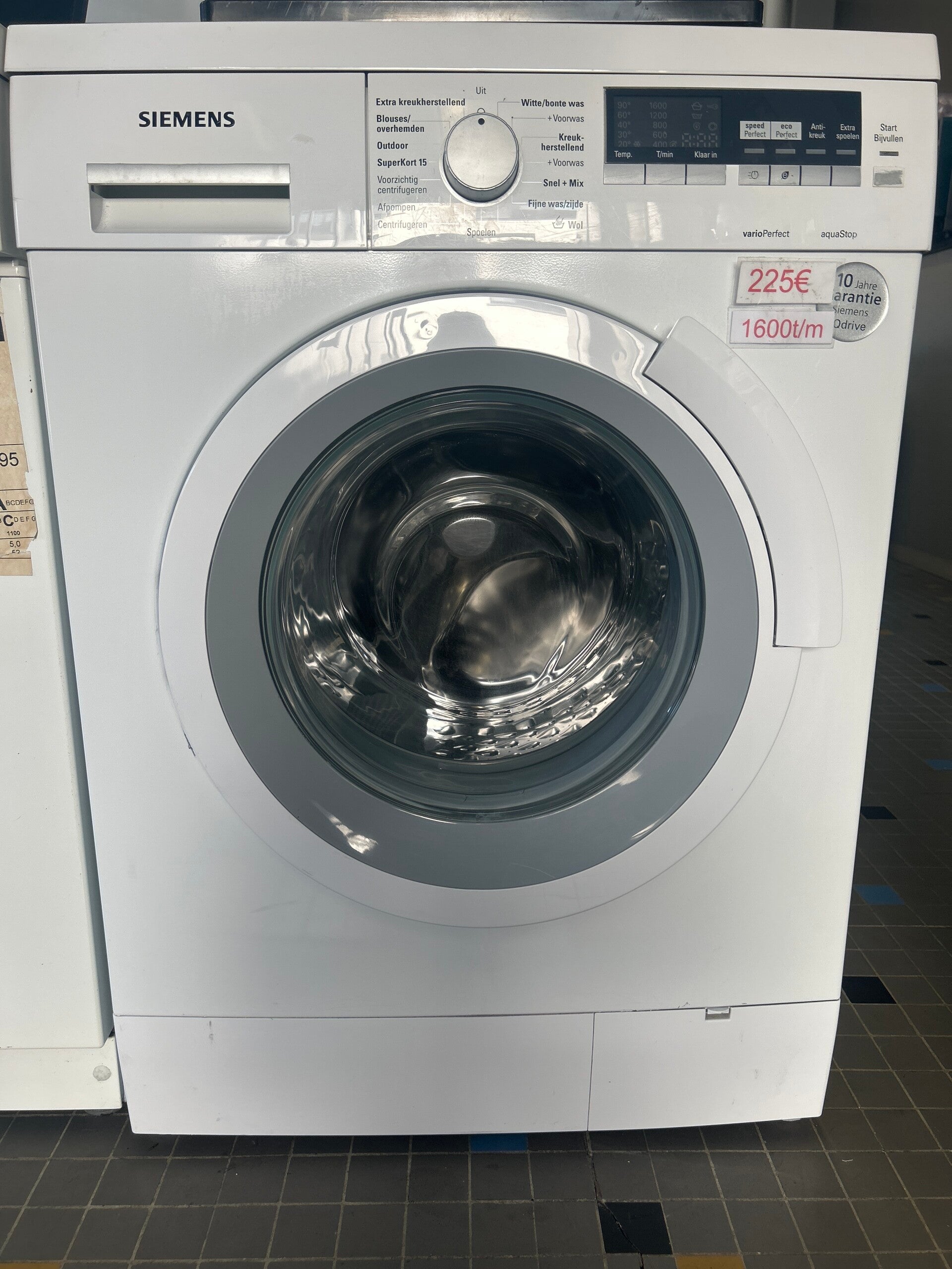 Siemens wasmachine - 8 kg - 1600 t/m