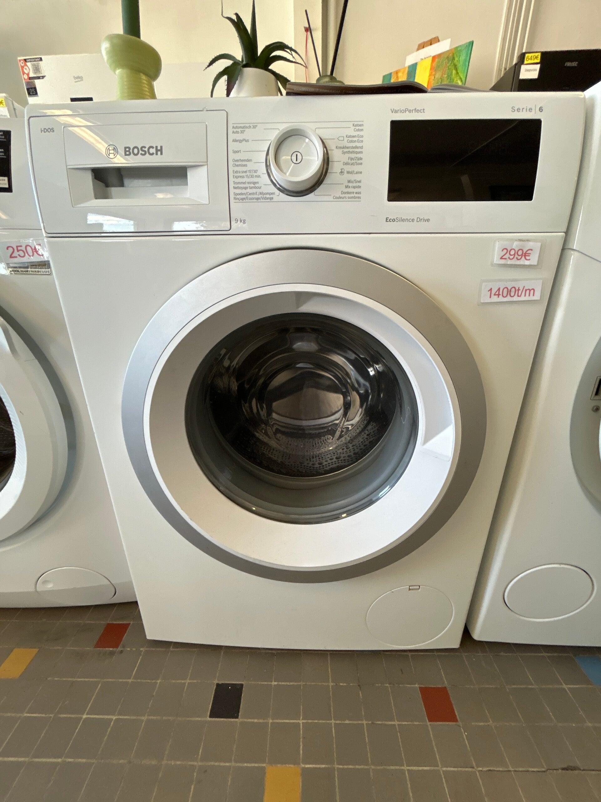 Bosch wasmachine - 9 kg - 1400 t/m