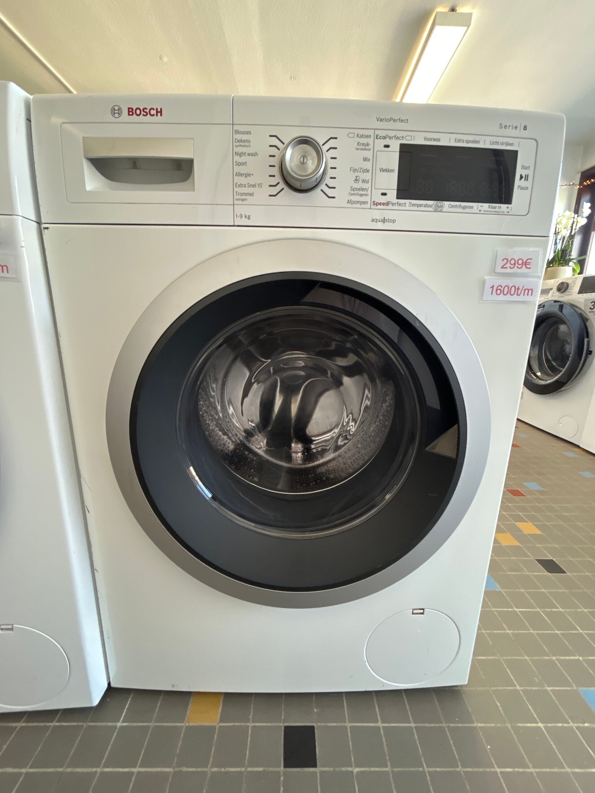 Bosch wasmachine - 9 kg - 1600 t/m
