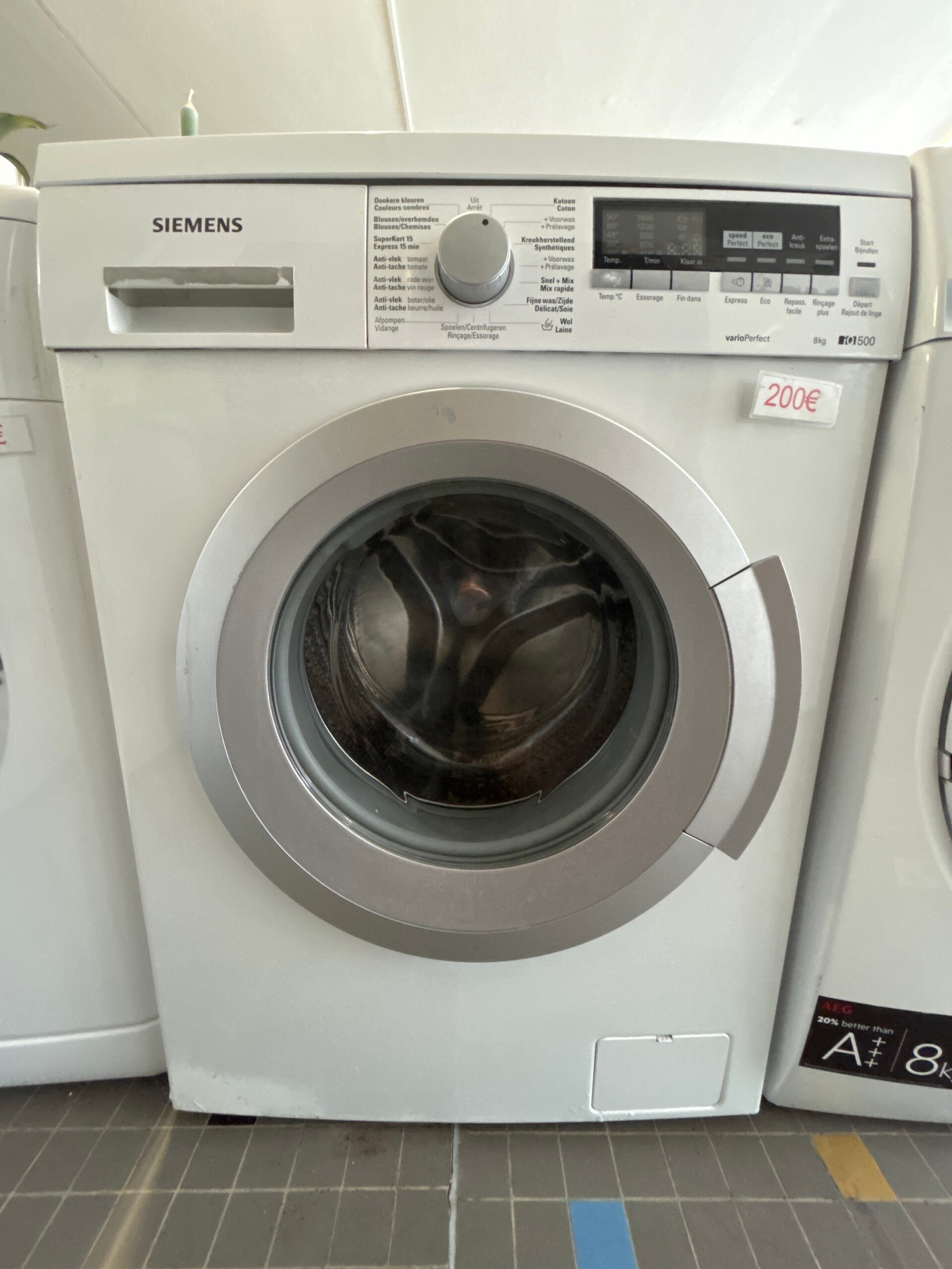 Siemens wasmachine - 8 kg - 1400 t/m