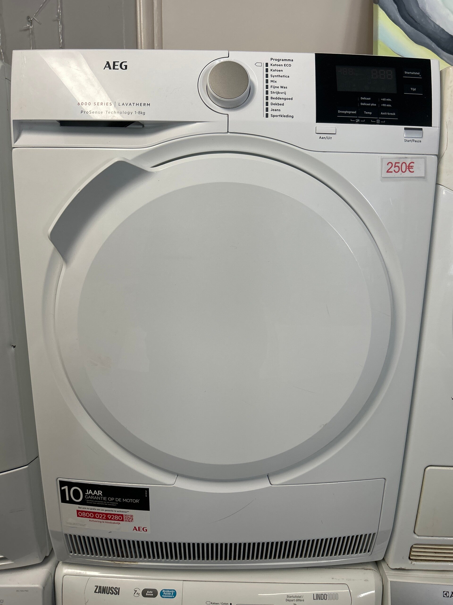 Droogkast aeg - Snel drogend - 8 kg - condensbak