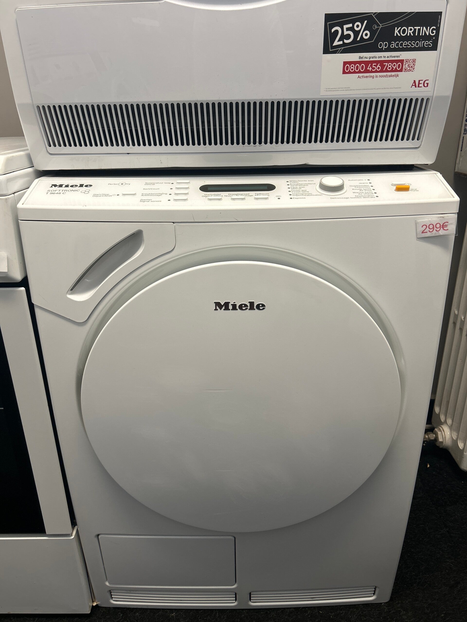 Droogkast Miele - Snel drogend - 9 kg - condensbak