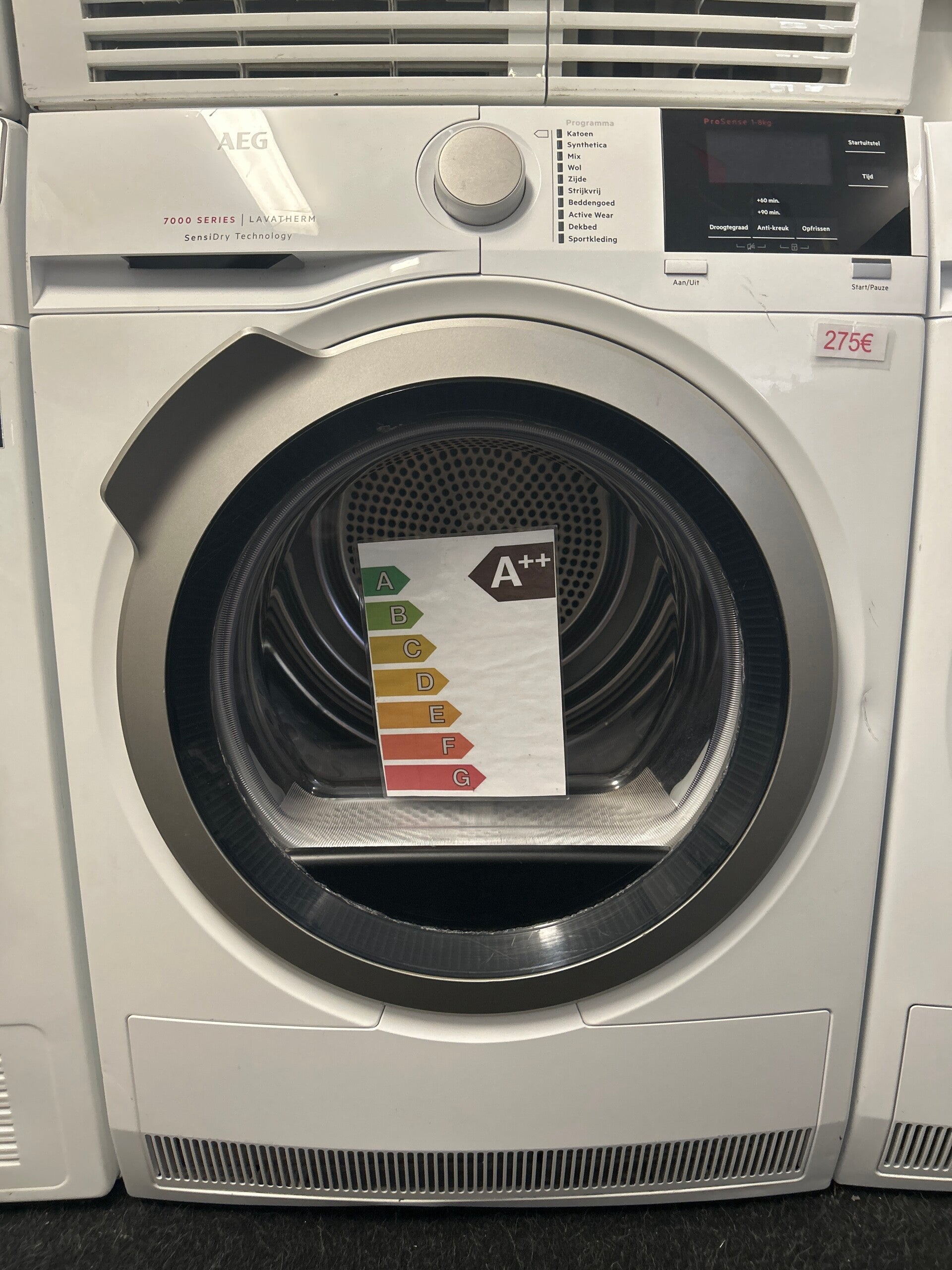 Droogkast Aeg - Warmtepomp - A-klasse - 8 kg - condensbak