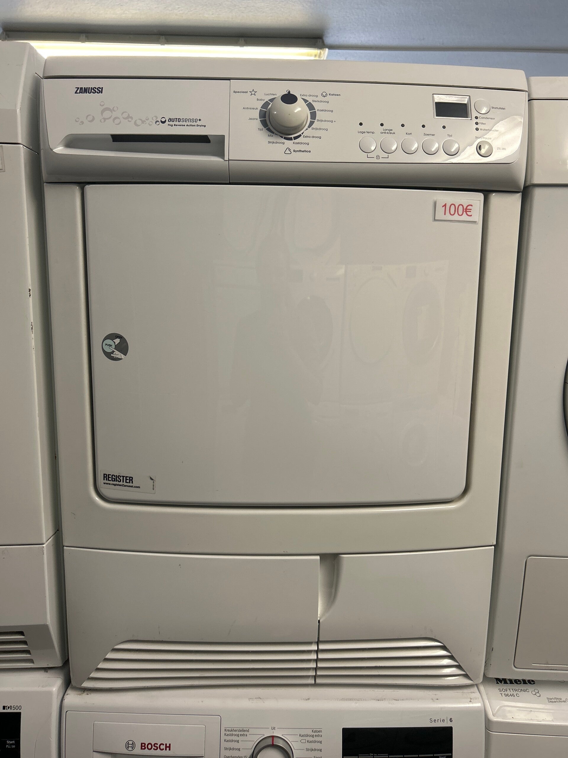 Zanussi droogkast - 7 kg - snel drogend