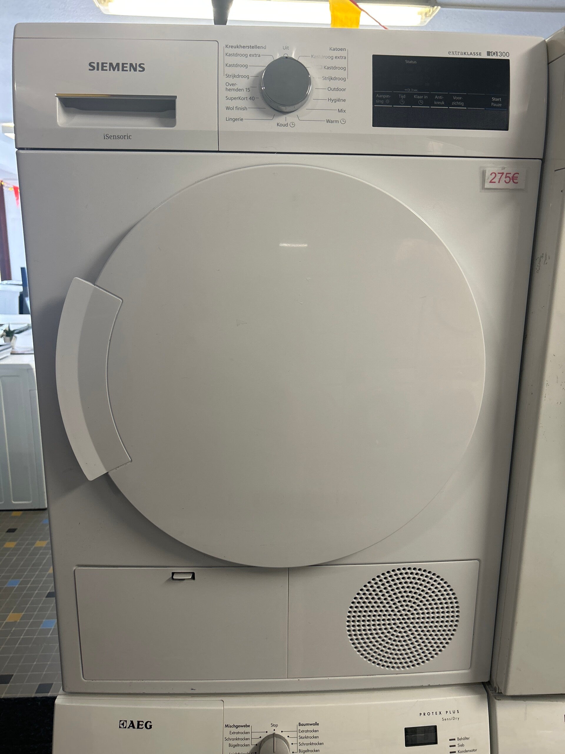 Condensdroogkast Siemens - 8 kg - snel drogend