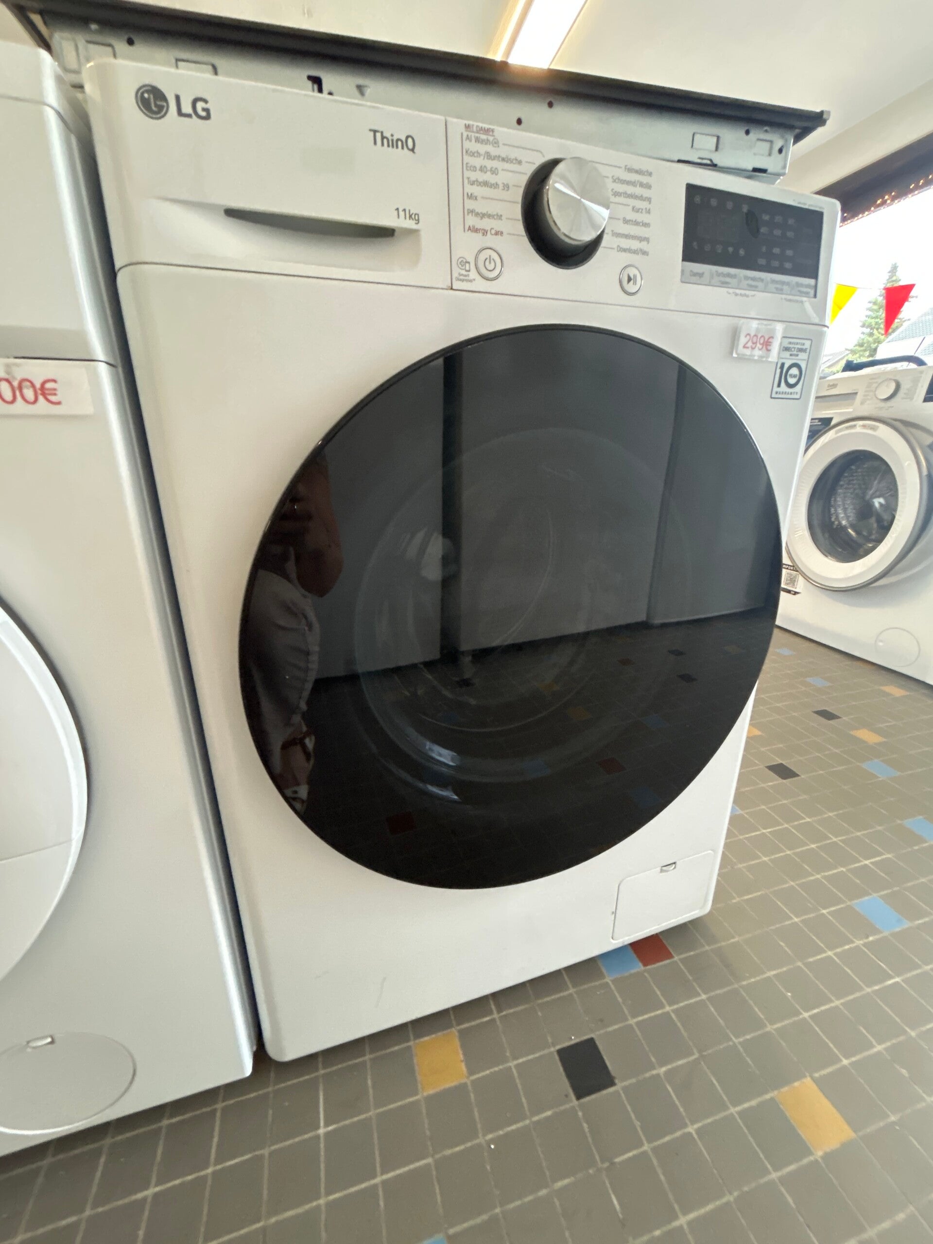 LG wasmachine -  11 kg - 1400 t/m