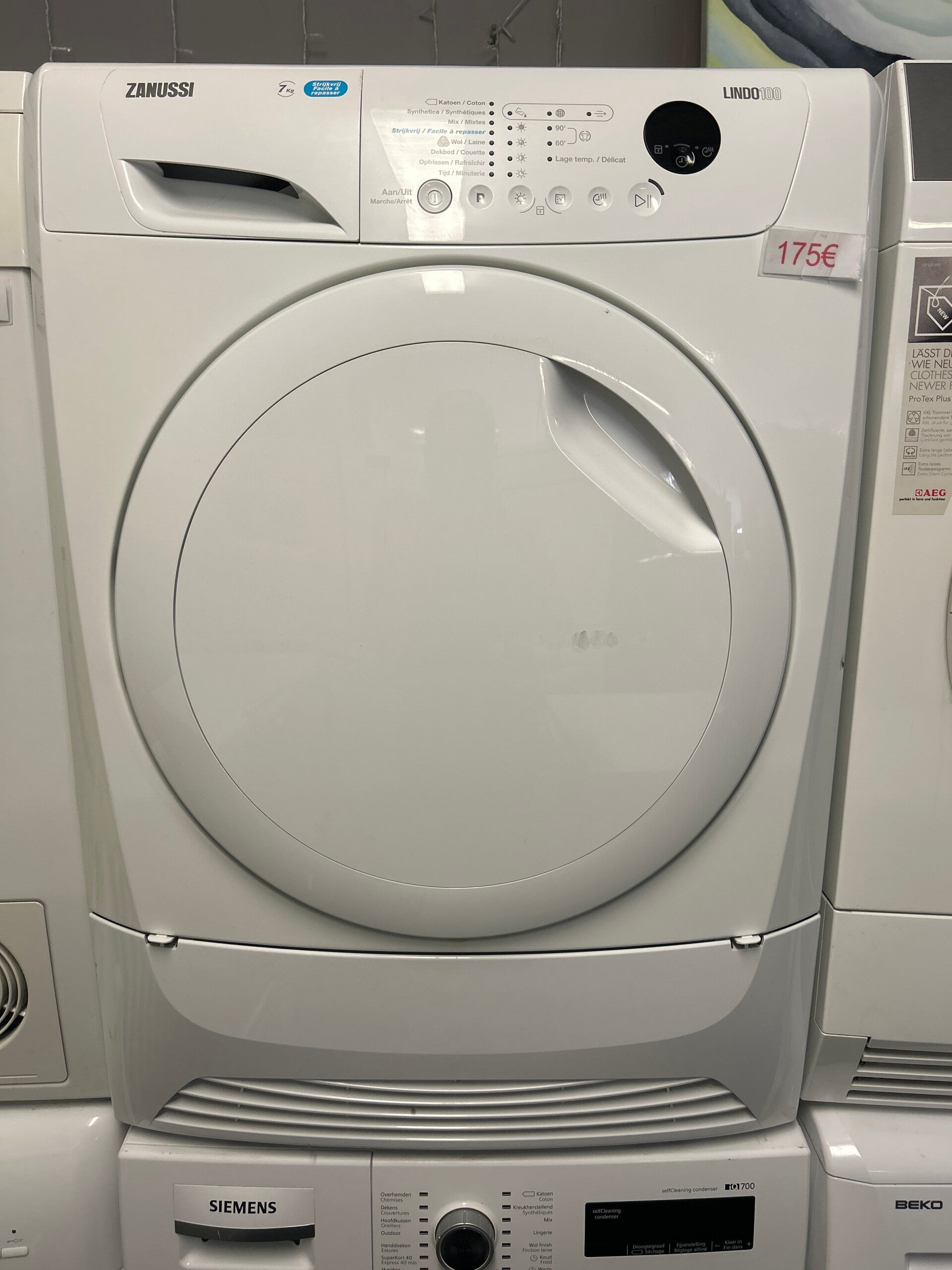 droogkast Zanussi  - Snel drogend - 7 kg