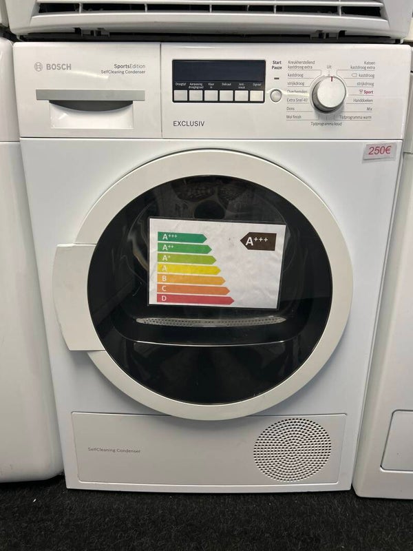 Bisch droogkast - 8 kg - self-cleaning - a-klasse