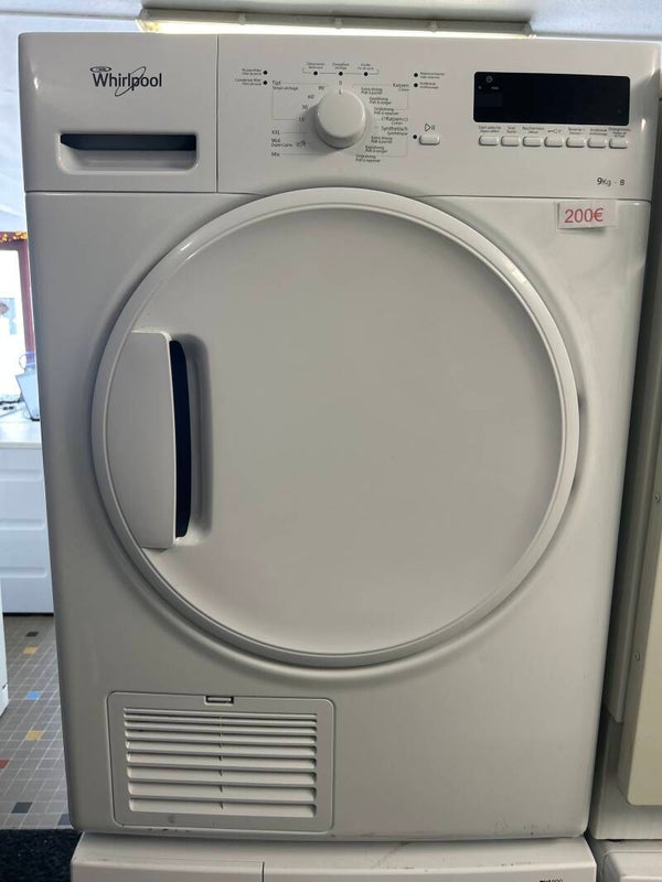 Whirlpool droogkast - 9 kg - snel drogend