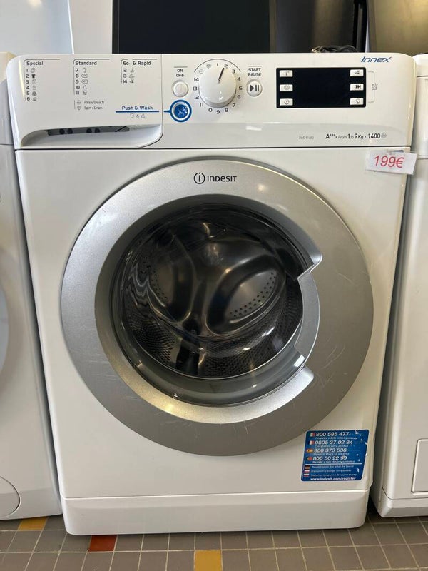 Wasmachine Indesit - 9 kg - 1400 t/m