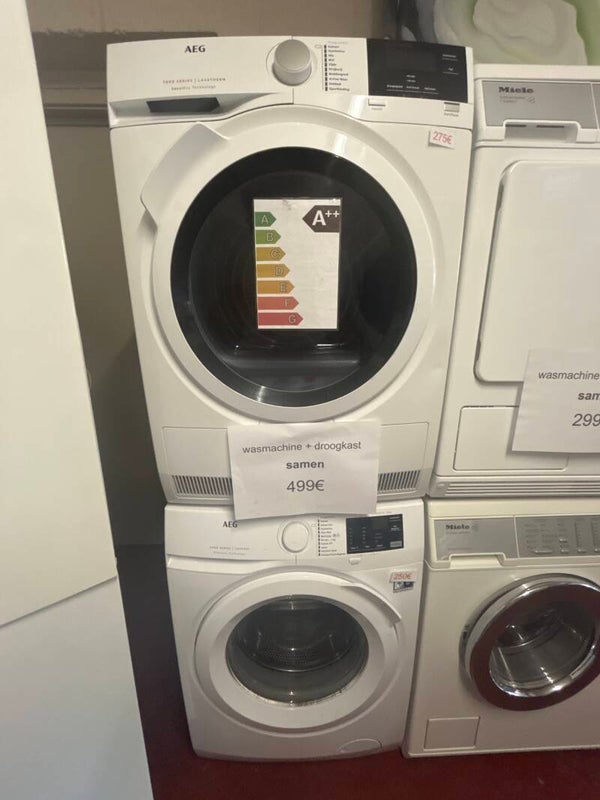 Aeg wasmachine en droger