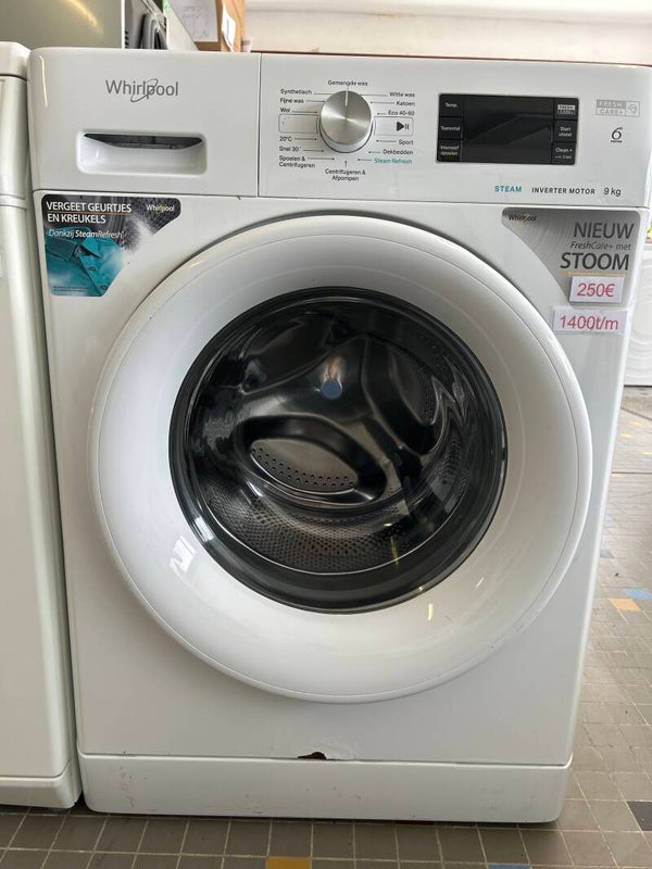 Wasmachine whirlpool - 9 kg - 1400 t/m