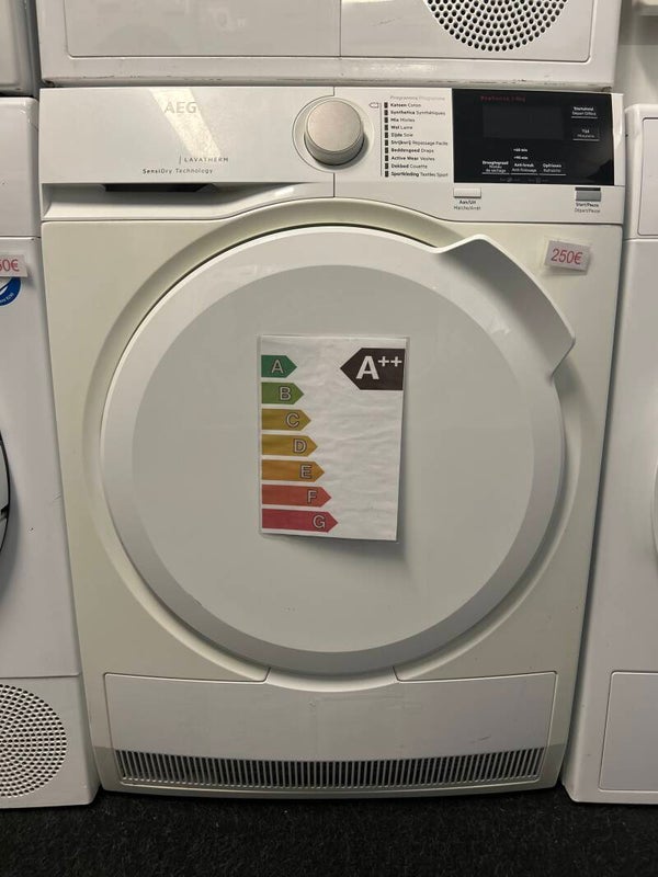 Droogkast Aeg - Warmtepomp - A-klasse - 8 kg - condensbak