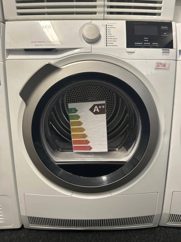 Droogkast Aeg - Warmtepomp - A-klasse - 8 kg - condensbak