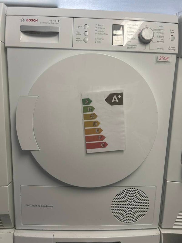 Bosch droogkast - 8 kg - self-cleaning - a-klasse