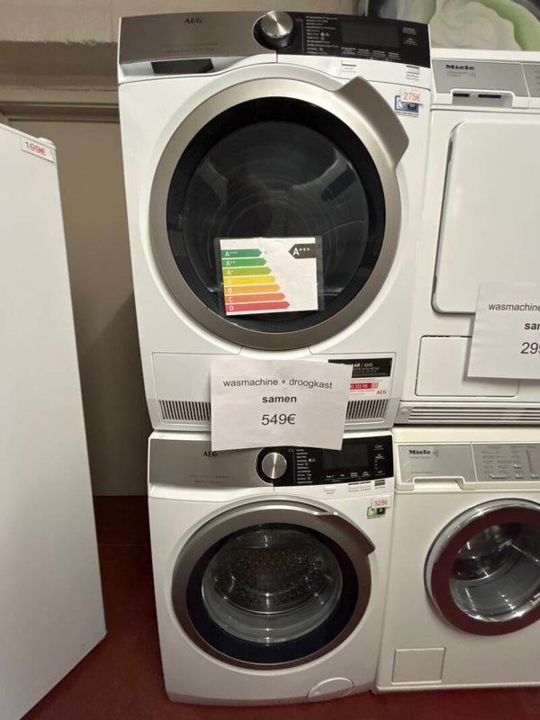 Aeg wasmachine en droger