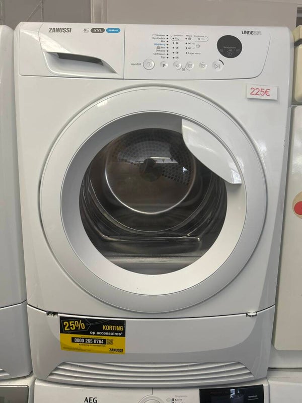 Droogkast Zanussi -  snel drogend - 8 kg - condensbak