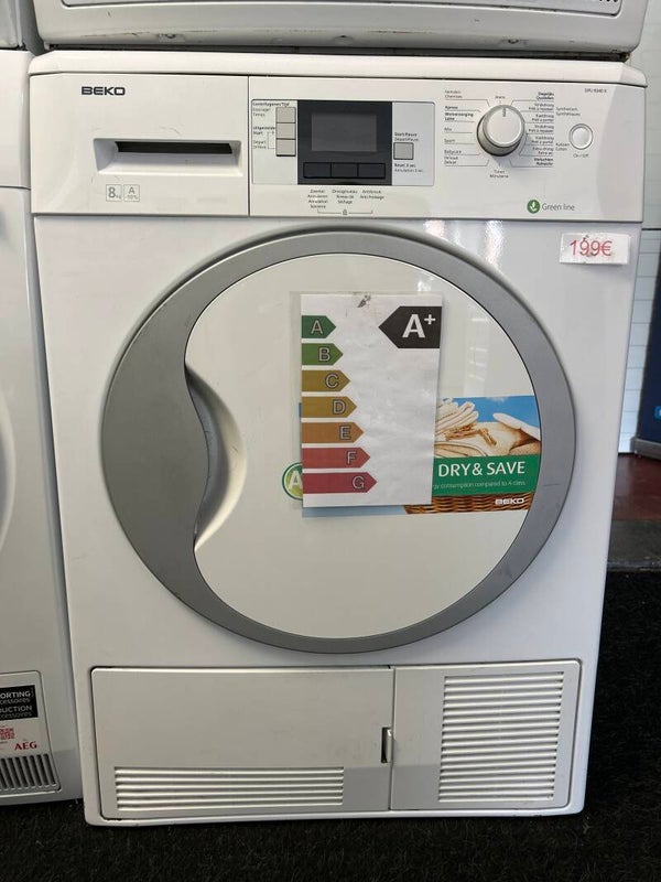 Beko droger - 8 kg - A-klasse