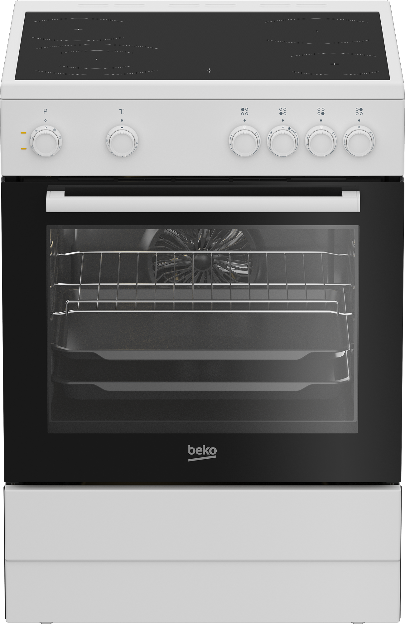 Fornuis Beko - 66 l - 60 cm breed - 85 cm hoog - 2 jaar garantie