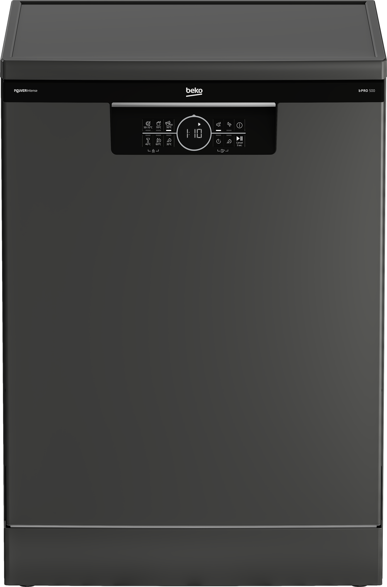 Vaatwasser - Beko - inox - 15 couverts - besteklade