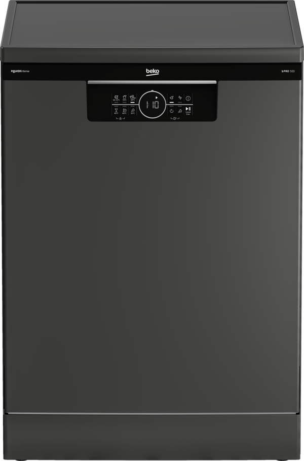 Vaatwasser - Beko - inox - 15 couverts - besteklade