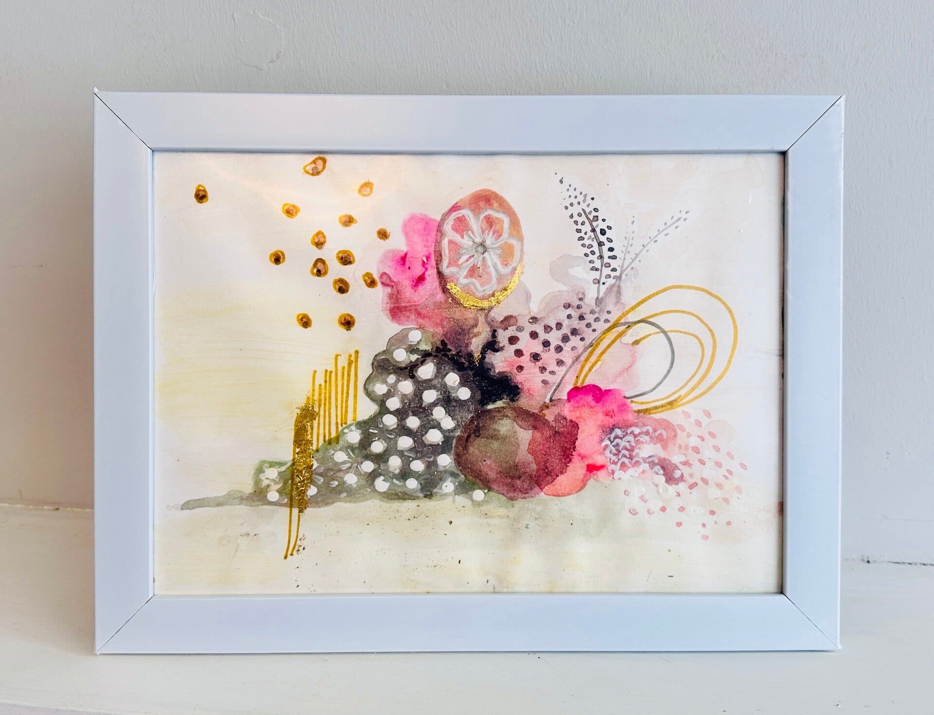 Golden Bloom Composition