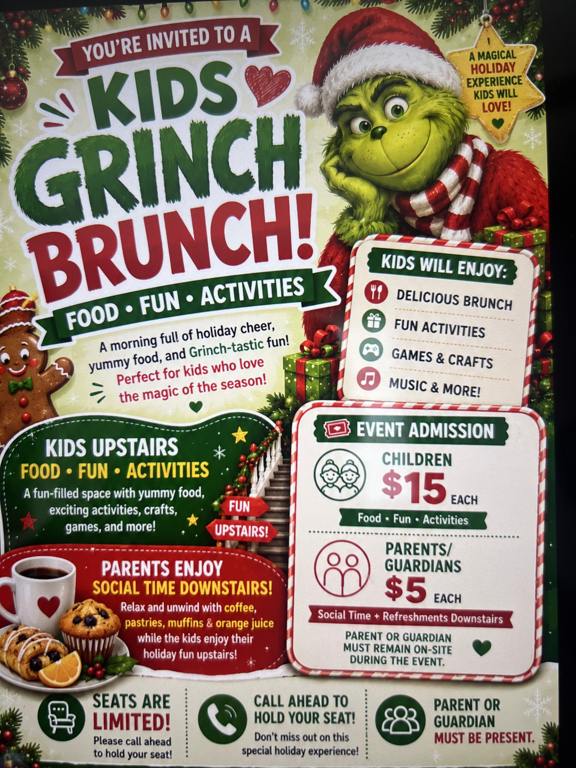 Grinch Brunch Parent/Guardian Ticket