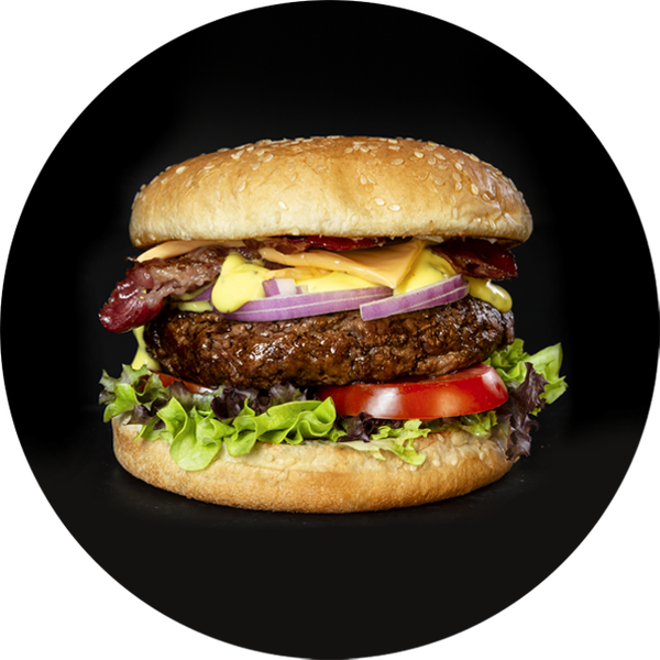 Amerikaanse hamburger