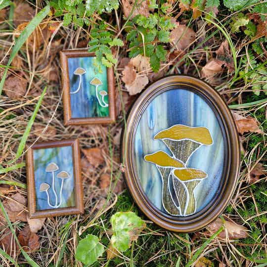 Cantharellen en mini's - mushroom frames