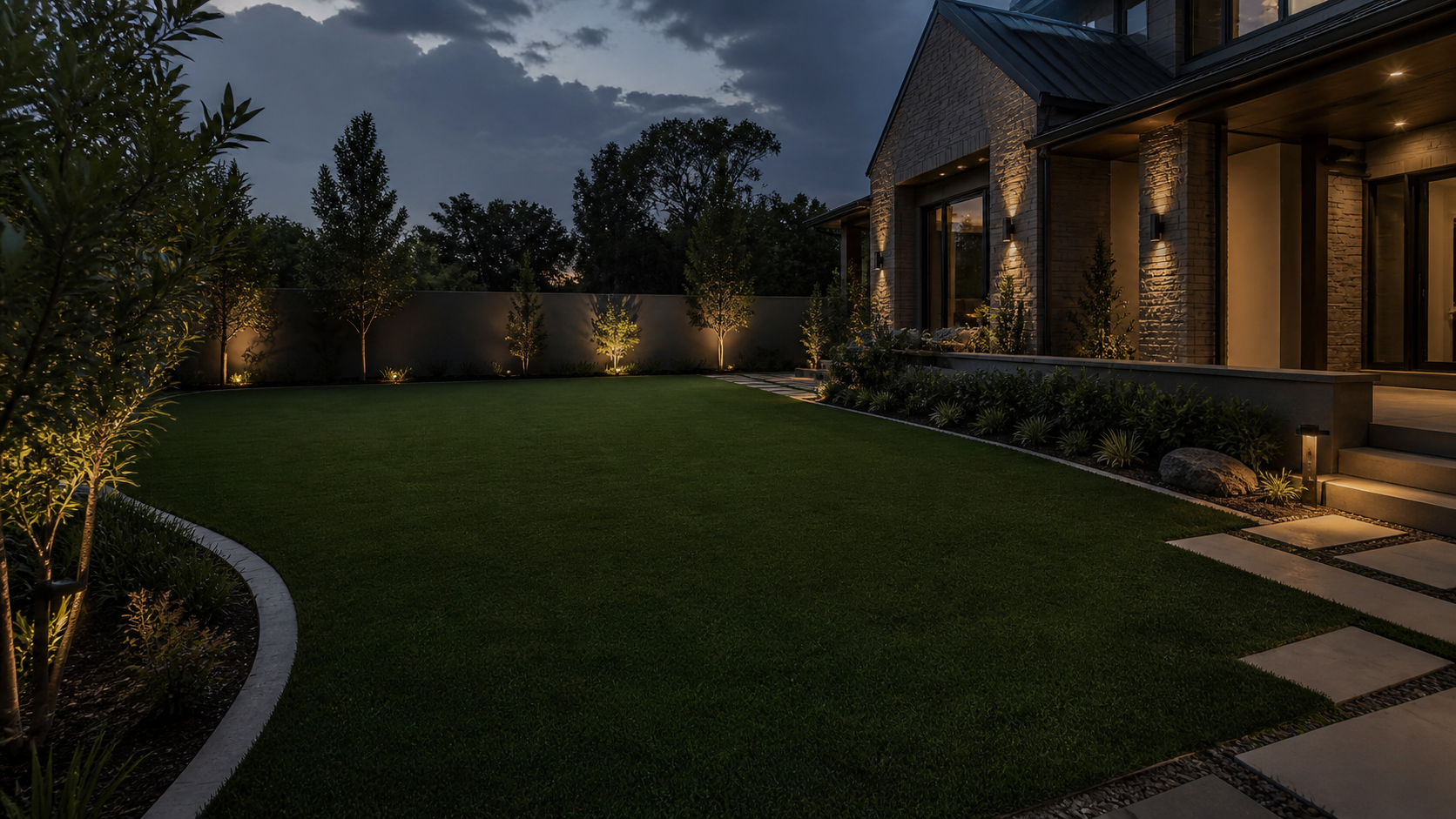 Artificial turf installation in Fort Worth Texas by TrueLight Luxury Property Services for pet turf, side yards, low-maintenance turf, commercial turf, and clean year-round curb appeal