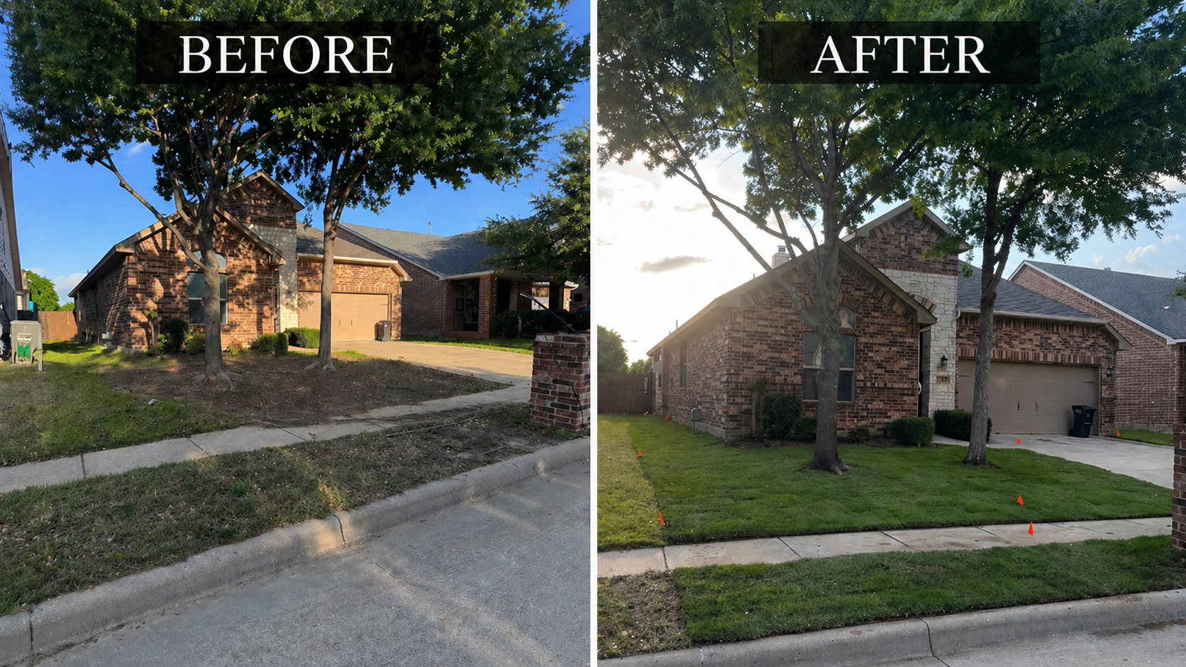 Sod Installation in Keller, Texas