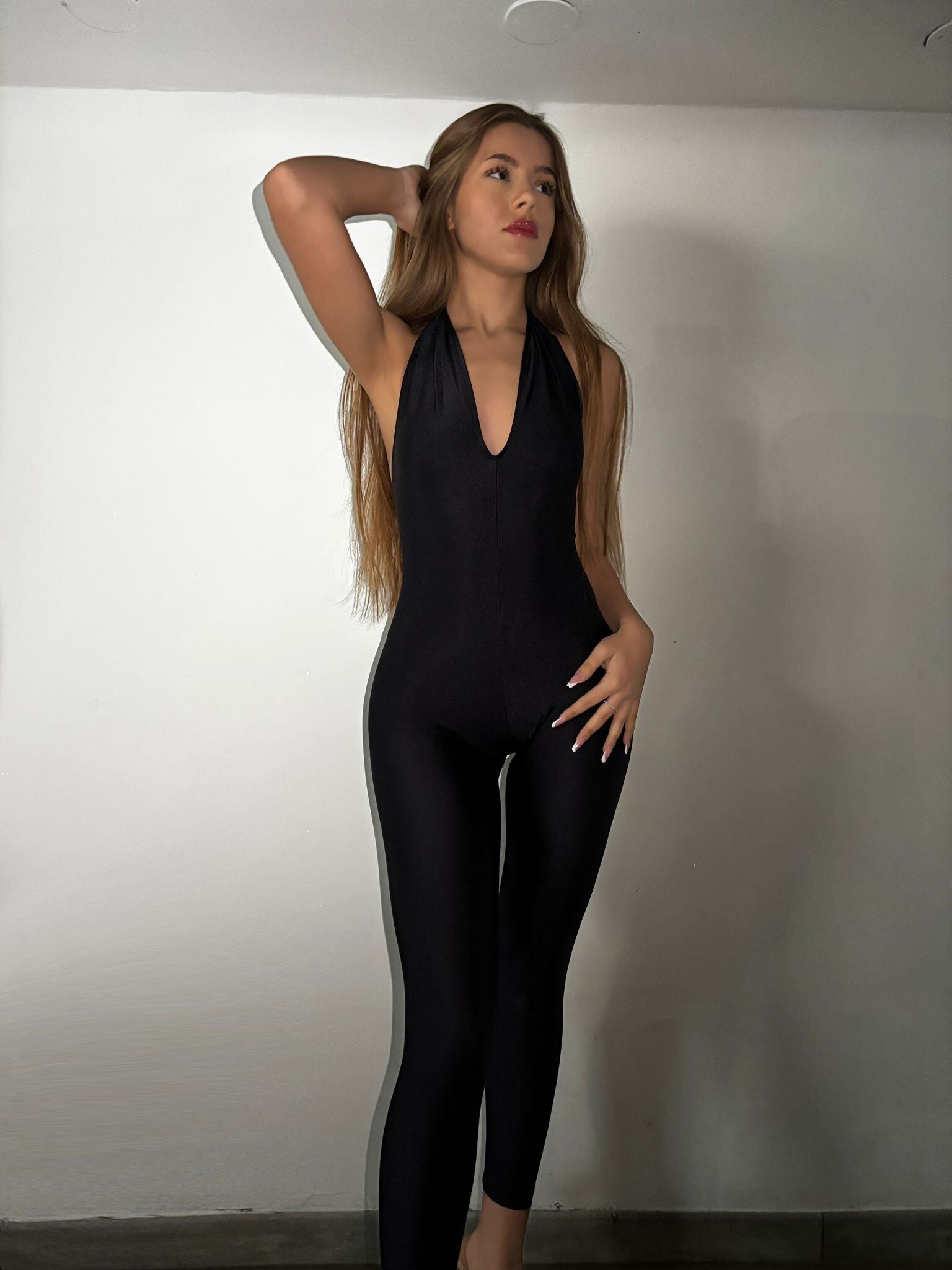 Jumpsuit Tuta Intera Nera F**K