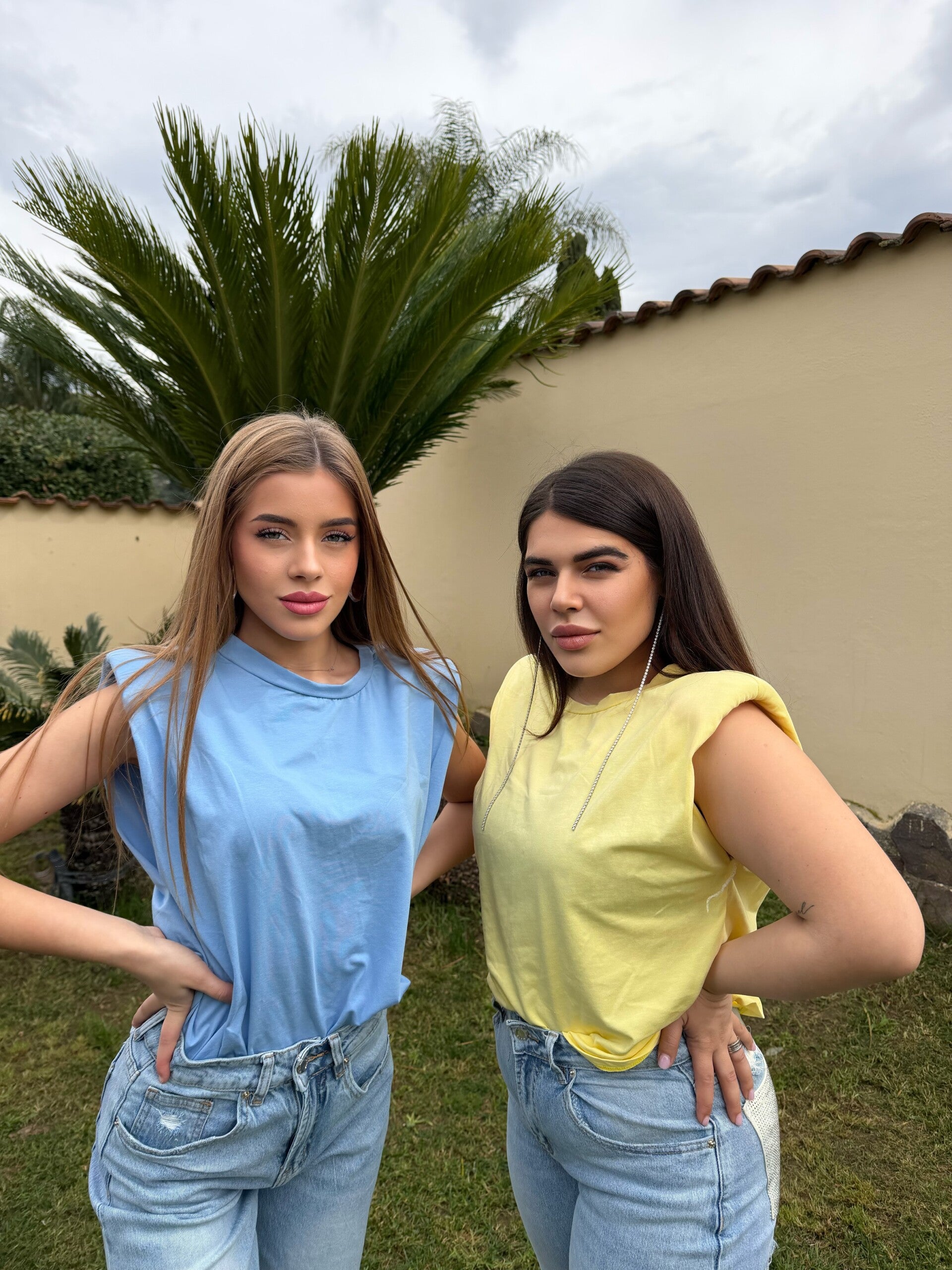 Maglia Canotta Alice con Spalline Imbottite