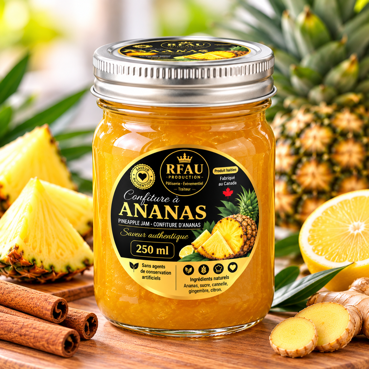Confiture d'ananas
