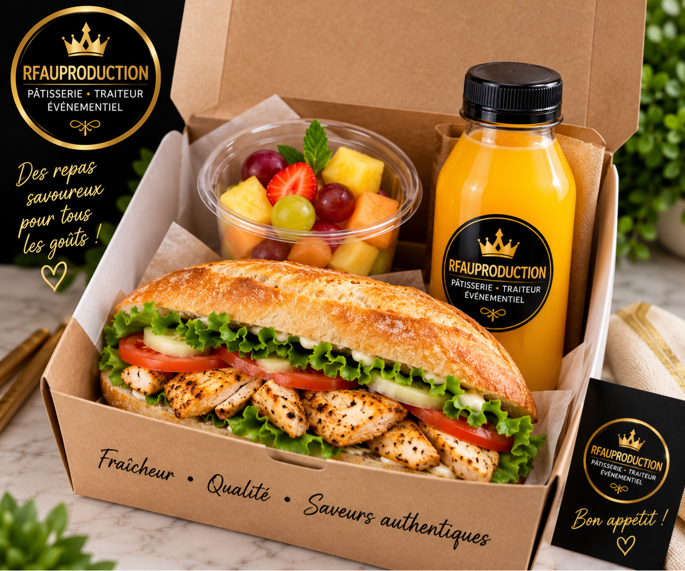 Boîtes sandwichs _ Groupe complet